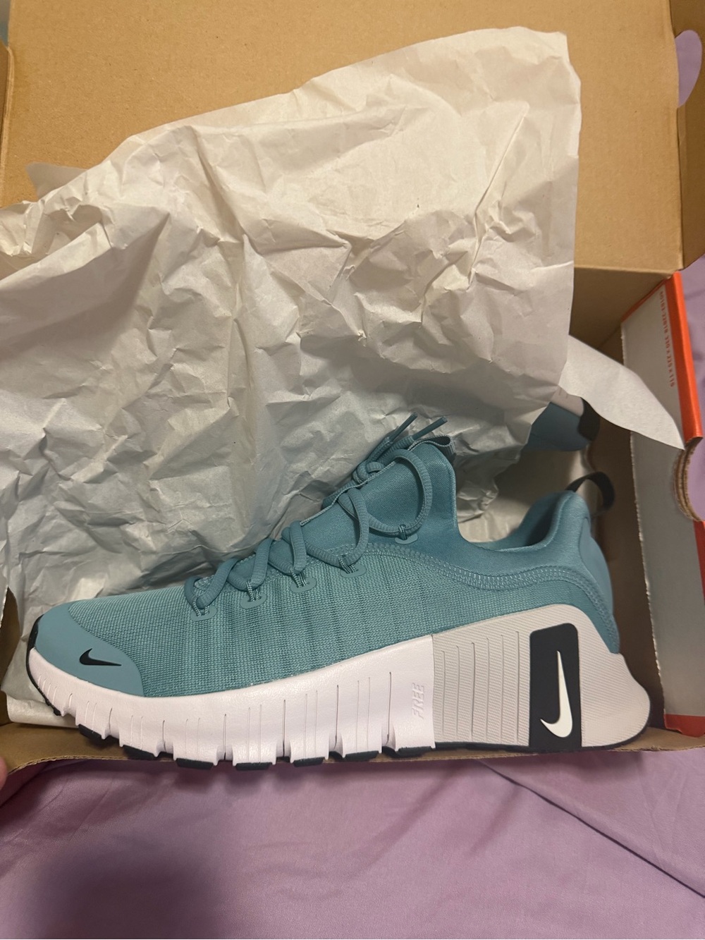 Nike Youth Teal/White Athletic Sneakers